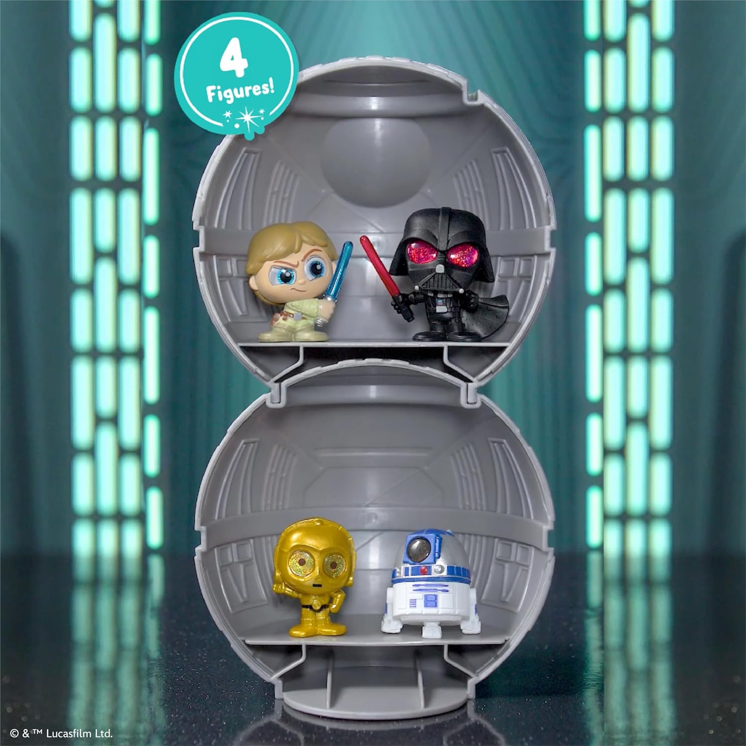 Star Wars Doorables Galaxy Peek – 4 Collectible Mini Toy Figures