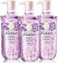 Kustie Lavender Petal Body Wash with Tea Tree Oil - 3x380ml Value Pack