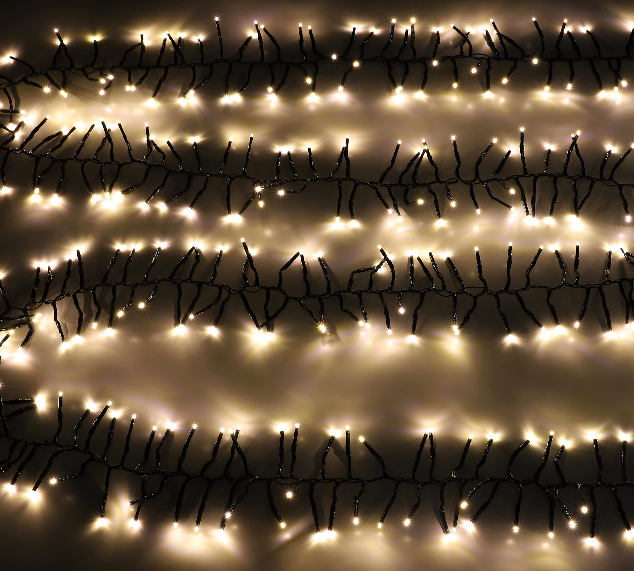 Christmas Concepts 500 LED Cluster Lights - Warm White 6M 8-Function