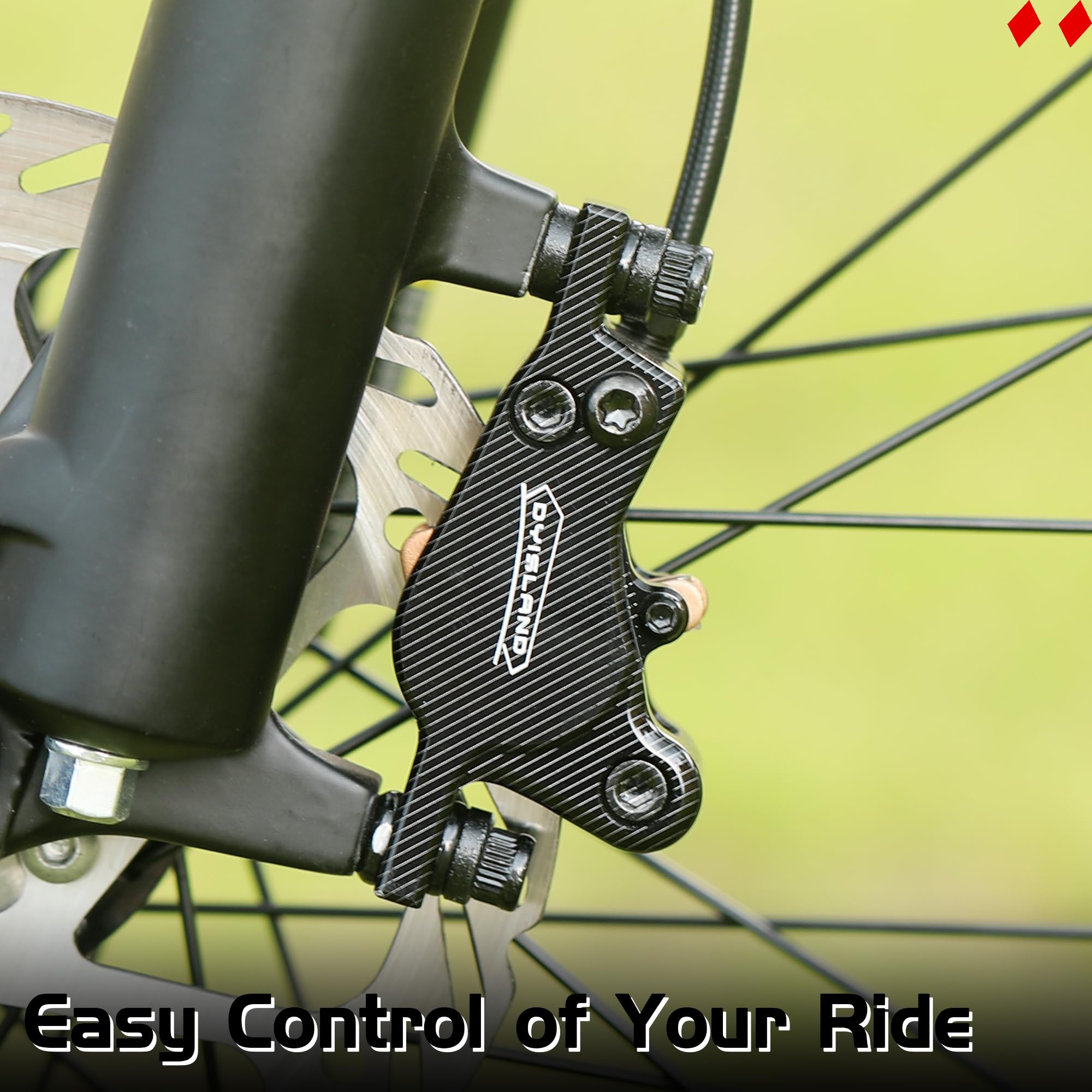 DYISLAND LD-200 Ebike Hydraulic Disc Brake Set | 2-Pin Power-Off Sensor