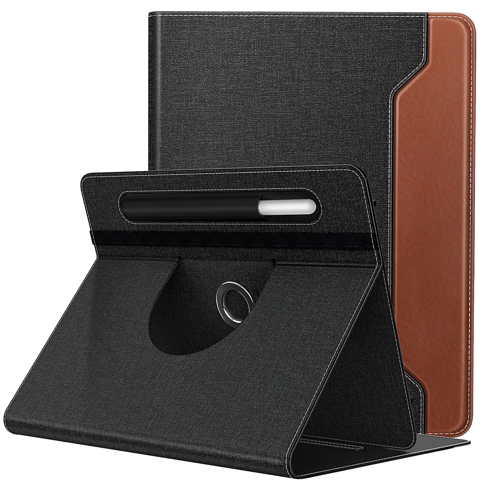 TiMOVO Universal Tablet Case | 9-11 Inch 360 Rotating Stand with Pen Pocket