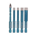 MINLAYCUT Diamond Hole Saw Kit | 5-Piece Hex Shank Tile Drill Bits