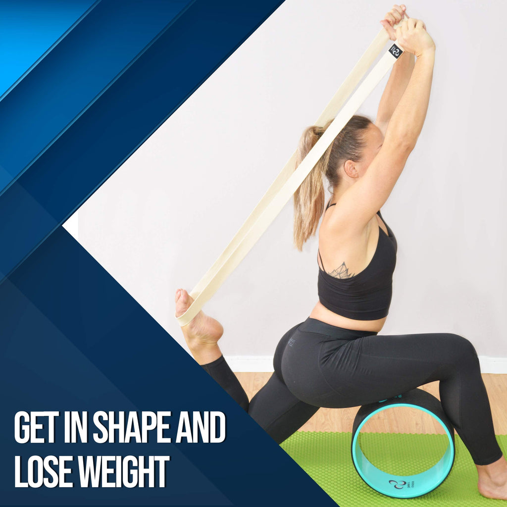 Jolof Store Yoga Wheel 3-Pack Set | Back Pain Relief & Posture Support