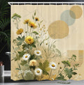 Abakuhaus Floral Eucalyptus Shower Curtain | Waterproof Fabric, 175x200cm