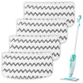 Jikefa 4PCS Steam Mop Pads for Shark S1000 S2001 – Washable Dirt Grip