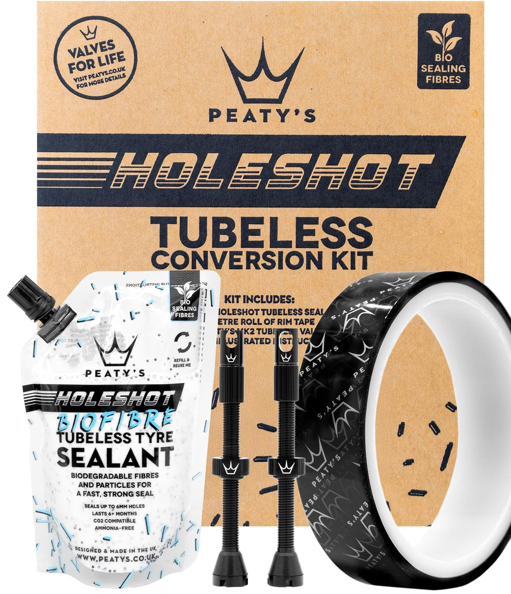 Peaty's Tubeless Conversion Kit - Road & Gravel - 21mm Tape | 60mm Valves