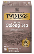 Twinings China Oolong Tea – Semi-Fermented Fujian Black Tea, 20 ct