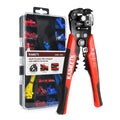 KAIWEETS 3-in-1 Automatic Wire Stripper and Crimper Set with 261 Terminals