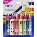 Tulip Dimensional Fabric Paint Matte Finish - Multi Color Pack of 6