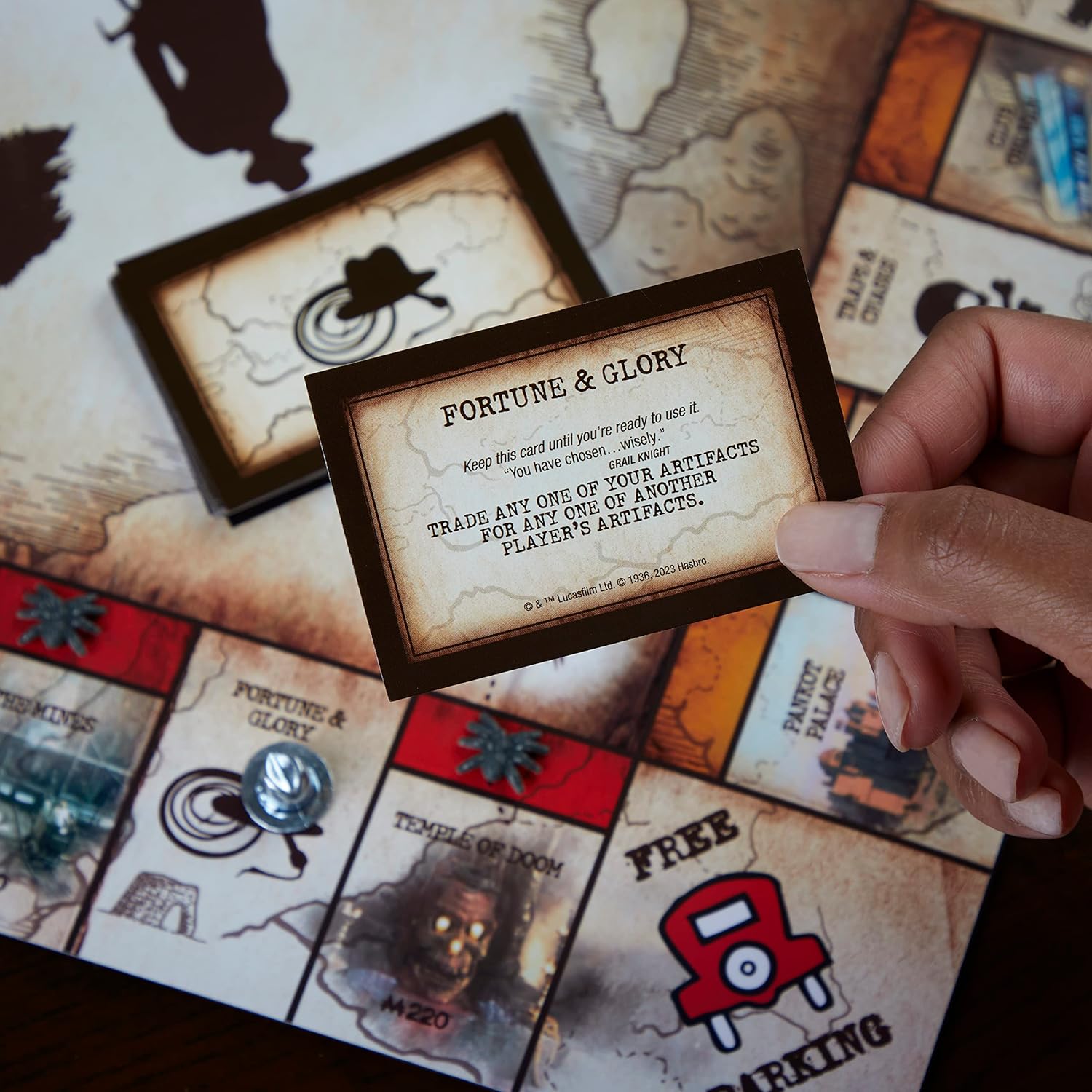 Monopoly: Indiana Jones Edition Board Game – Movie Inspired Collector Set