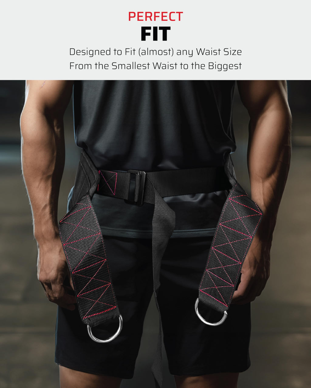 Jolof Store Pulling Belt | Strength Training Harness with 4 Hooks