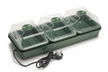 EarlyGrow Heated 3-Bay Windowsill Propagator | Shatter Resistant Plastic