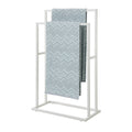Sealskin Freestanding Metal Towel Rack – White Bathroom Holder