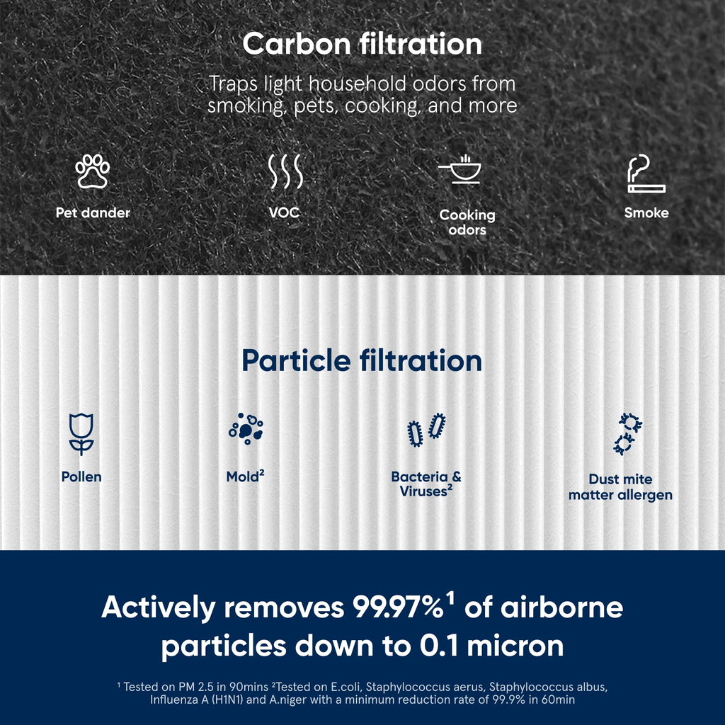 Blueair Blue Pure 211+ Replacement Filter | Particle & Carbon