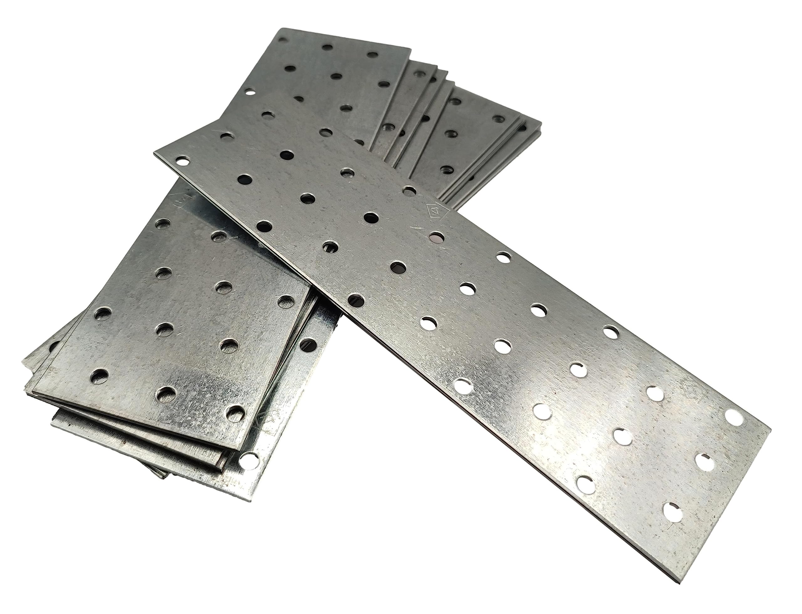 Galvanised Steel Timber Connector Joining Plate - 10 Pack