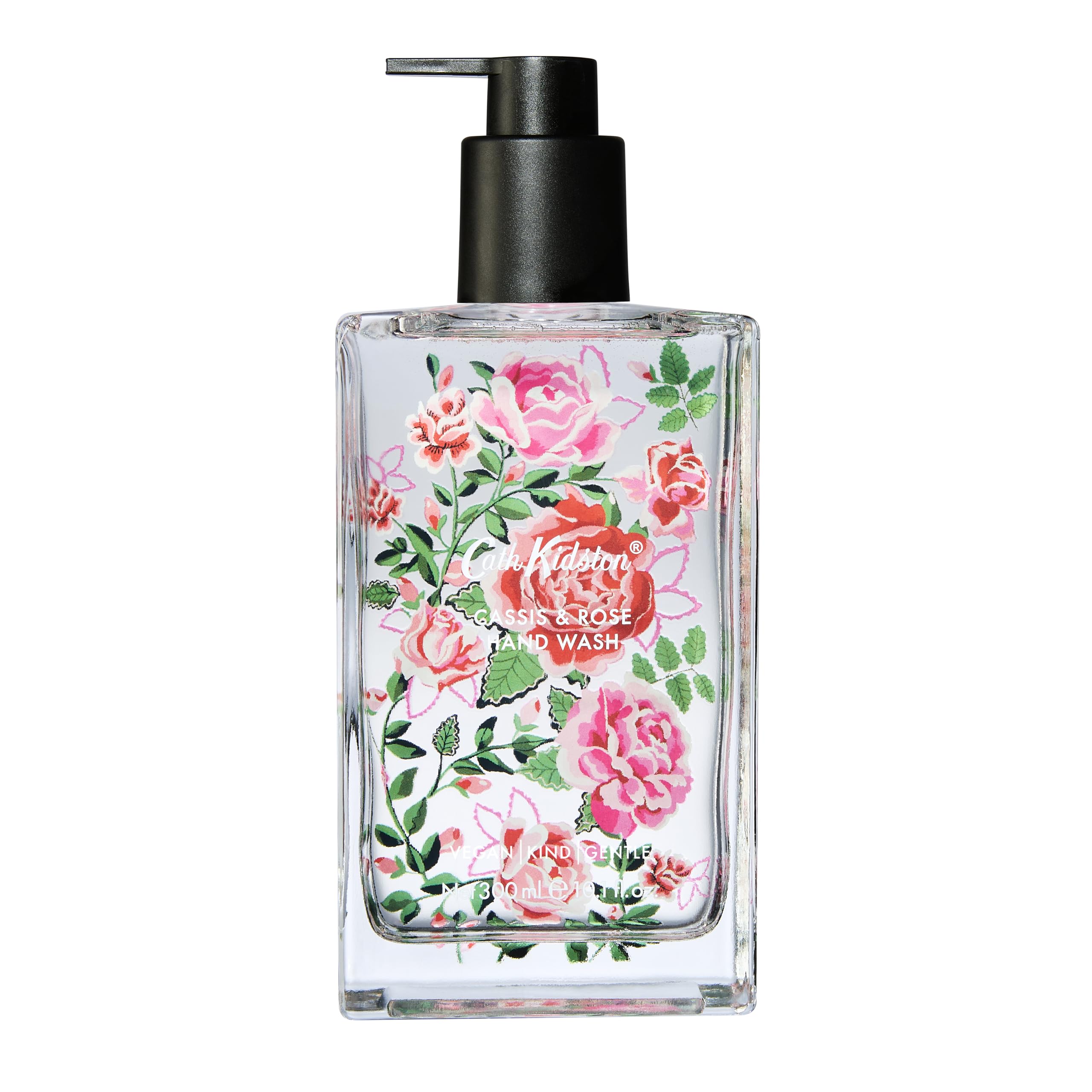 Cath Kidston Cassis & Rose Hand Wash – 300ml Moisturising Glass Bottle
