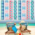 Jolof Store 8 Pack Sea Turtle Beach Towel Bands – Elastic Chair Clips