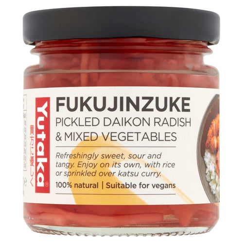 Yutaka Fukujinzuke Japanese Pickled Mixed Vegetables 110g - Pack of 6