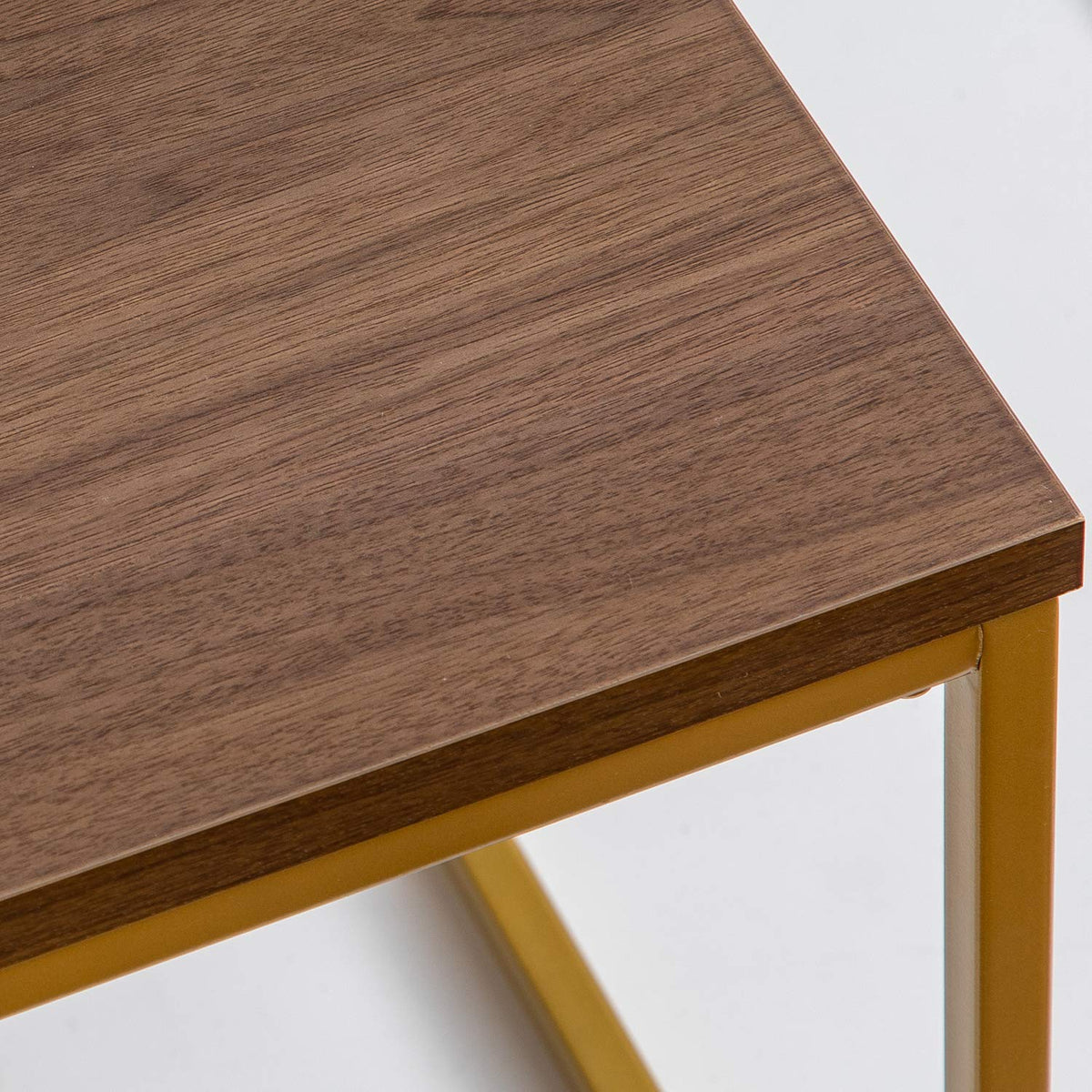 ASPECT Regis Coffee Table/Side Table Walnut/Gold, 110x60x41H cm, CFT49WN/G
