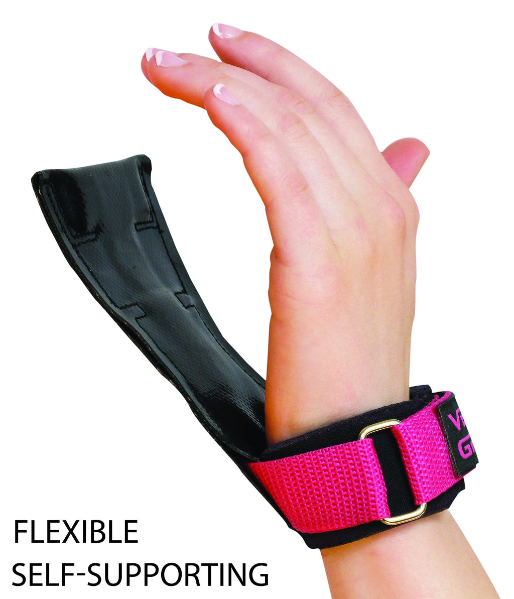 Versa Gripps FIT Weightlifting Grips – Small Hands Wrist Support – Pink