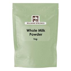 Manor Springs Whole Milk Powder – 1kg Premium Dairy for Baking