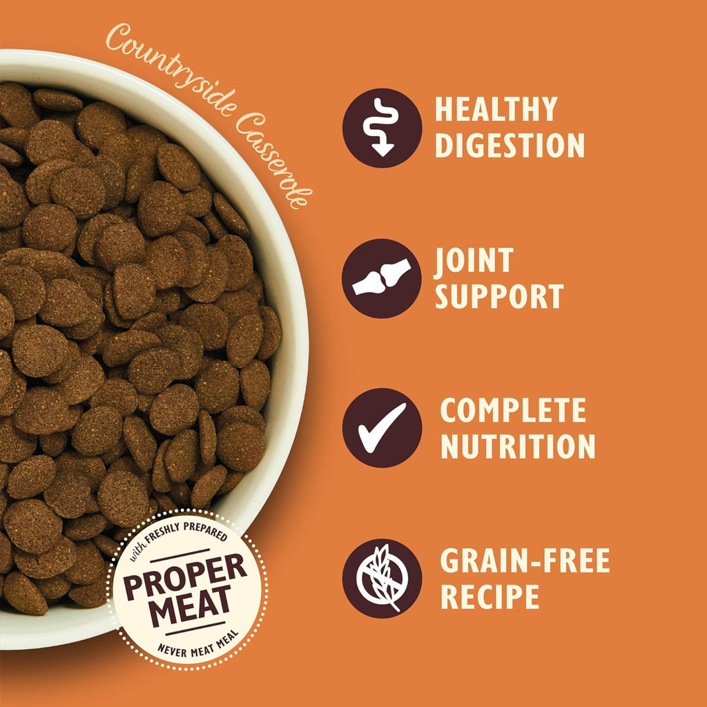 Jolof Store Grain-Free Chicken & Duck Dry Dog Food - 4 x 1kg Packs