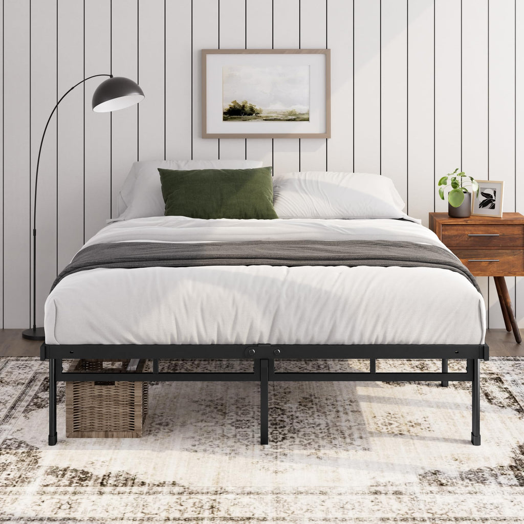 Zinus Justin Super King Metal Bed Frame | 180x200cm Steel Slat Support