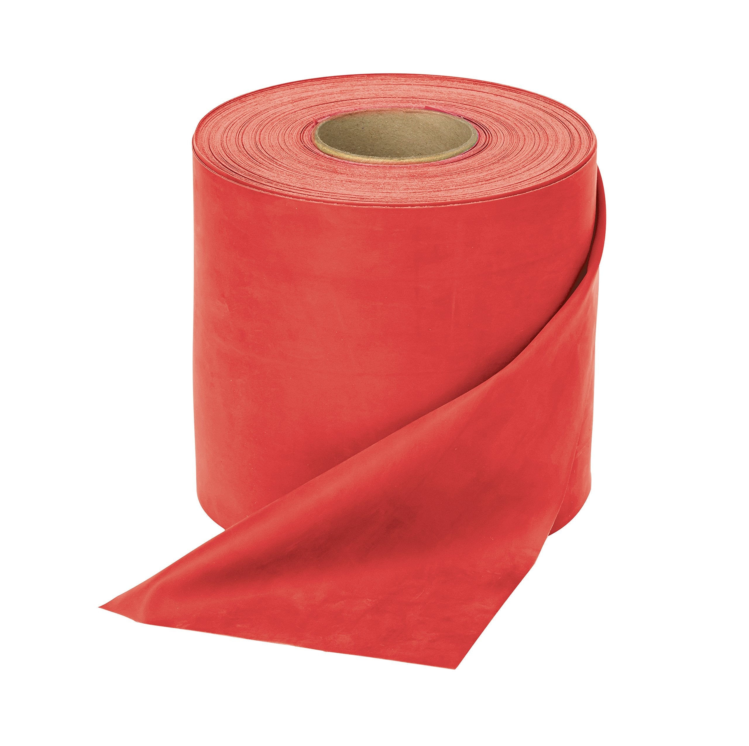 Rolyan Resistance Exercise Band – Medium Strength, Red Latex, 46m