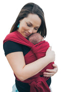 Joy and Joe Organic Stretchy Baby Wrap Sling Carrier - Maroon