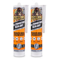 Gorilla All Conditions Silicone Sealant Clear 295ml - Waterproof 2 Pack