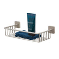 Tiger Onu Shower Basket | Brushed Stainless Steel - 35.8 x 8.4 cm