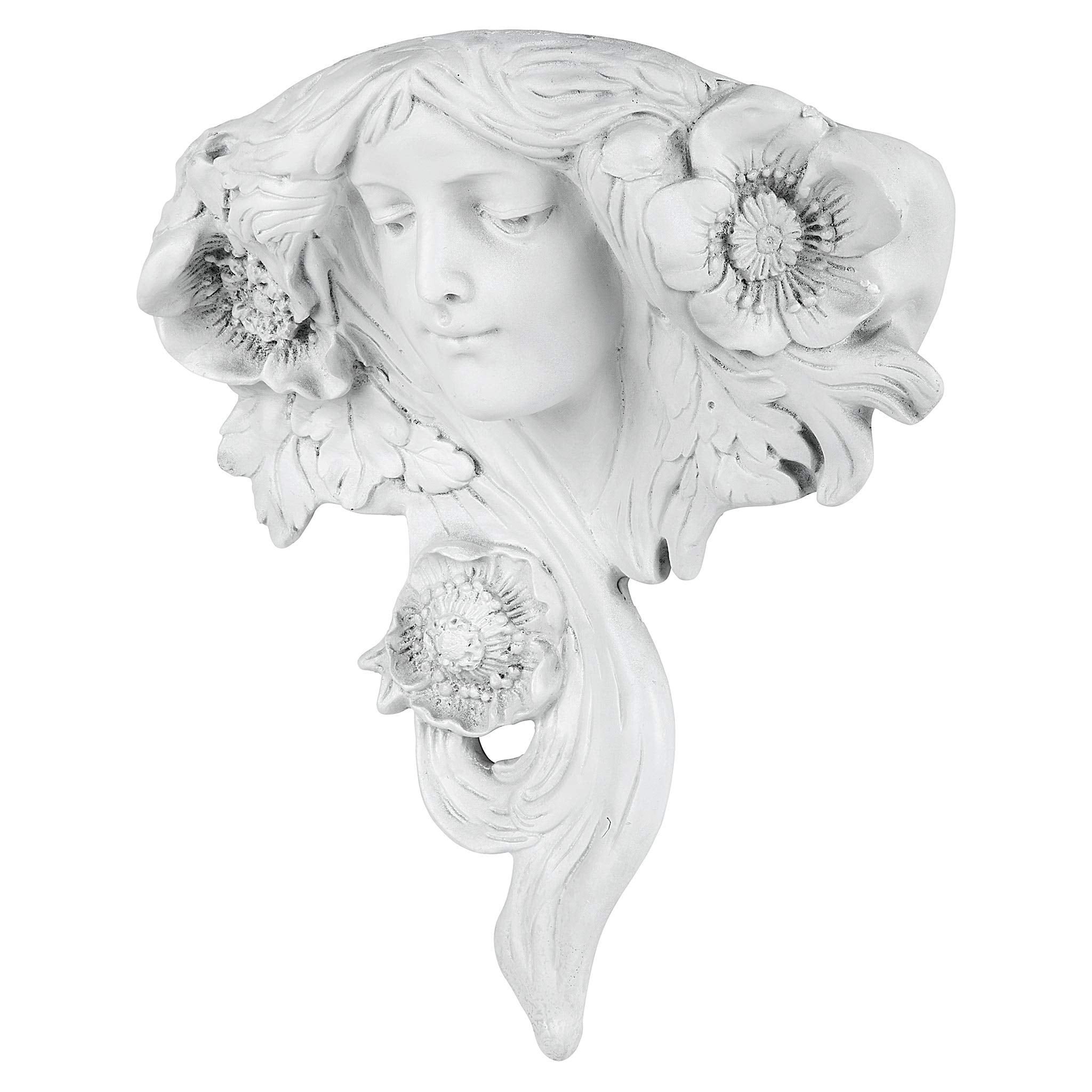 Design Toscano L'Etoile Art Nouveau Wall Sculpture Planter - Antique Stone