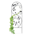 Relaxdays Metal Garden Trellis – 120x40cm Bird Design Plant Support