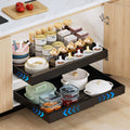 2-Pack Expandable Pull Out Cabinet Organizer, 12.6-21" Width