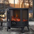 INMOZATA Electric Fire Stove Heater | 1800W LED Log Flame Effect