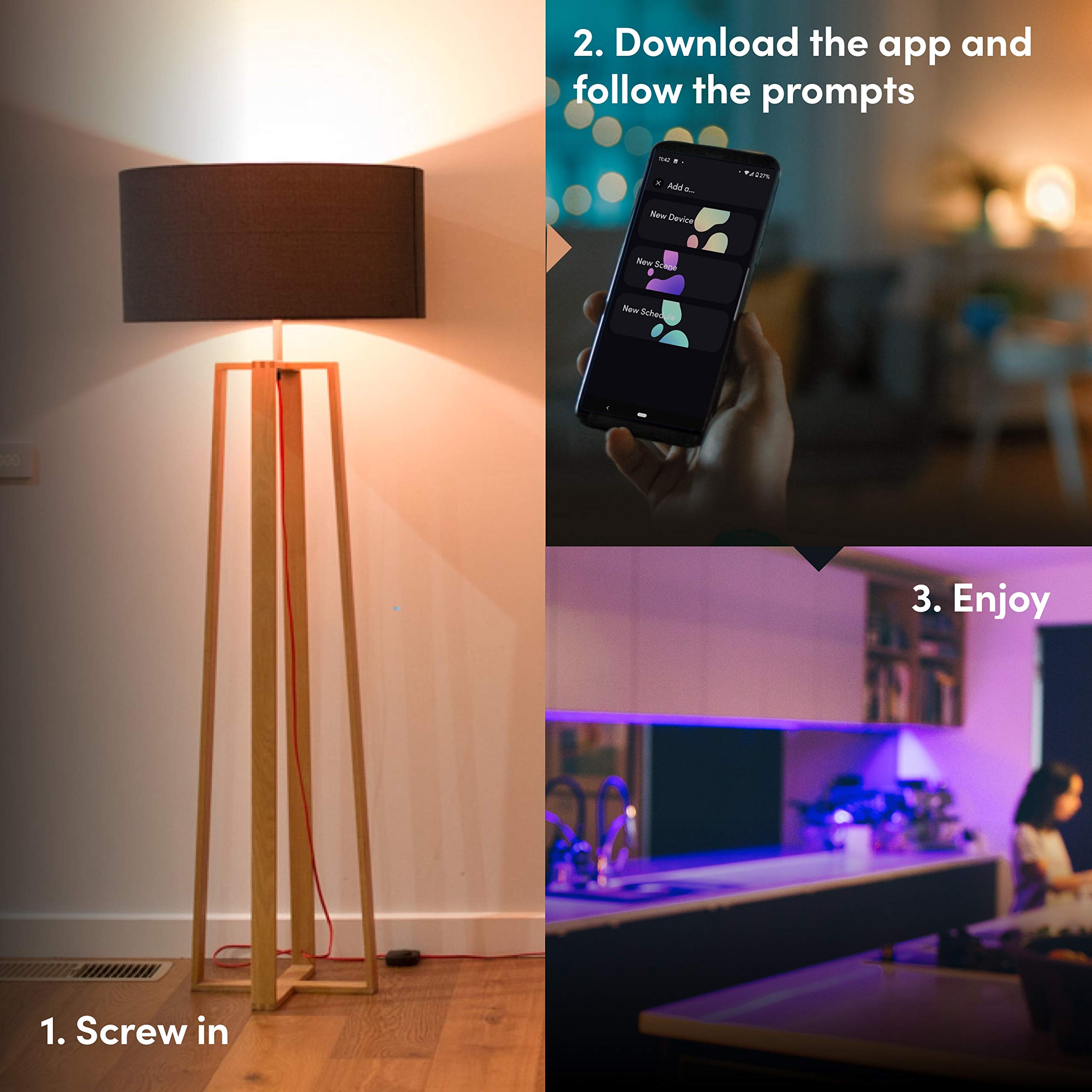 LIFX Color A19 Smart LED Bulb | 1100 Lumens Wi-Fi RGBW Light