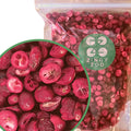 ZingyZoo Freeze Dried Cranberries – 250g Natural No Added Sugar Fruit