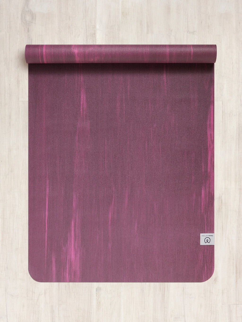 Yogamatters Eco Travel Yoga Mat | 1mm Foldable Natural Rubber - Berry