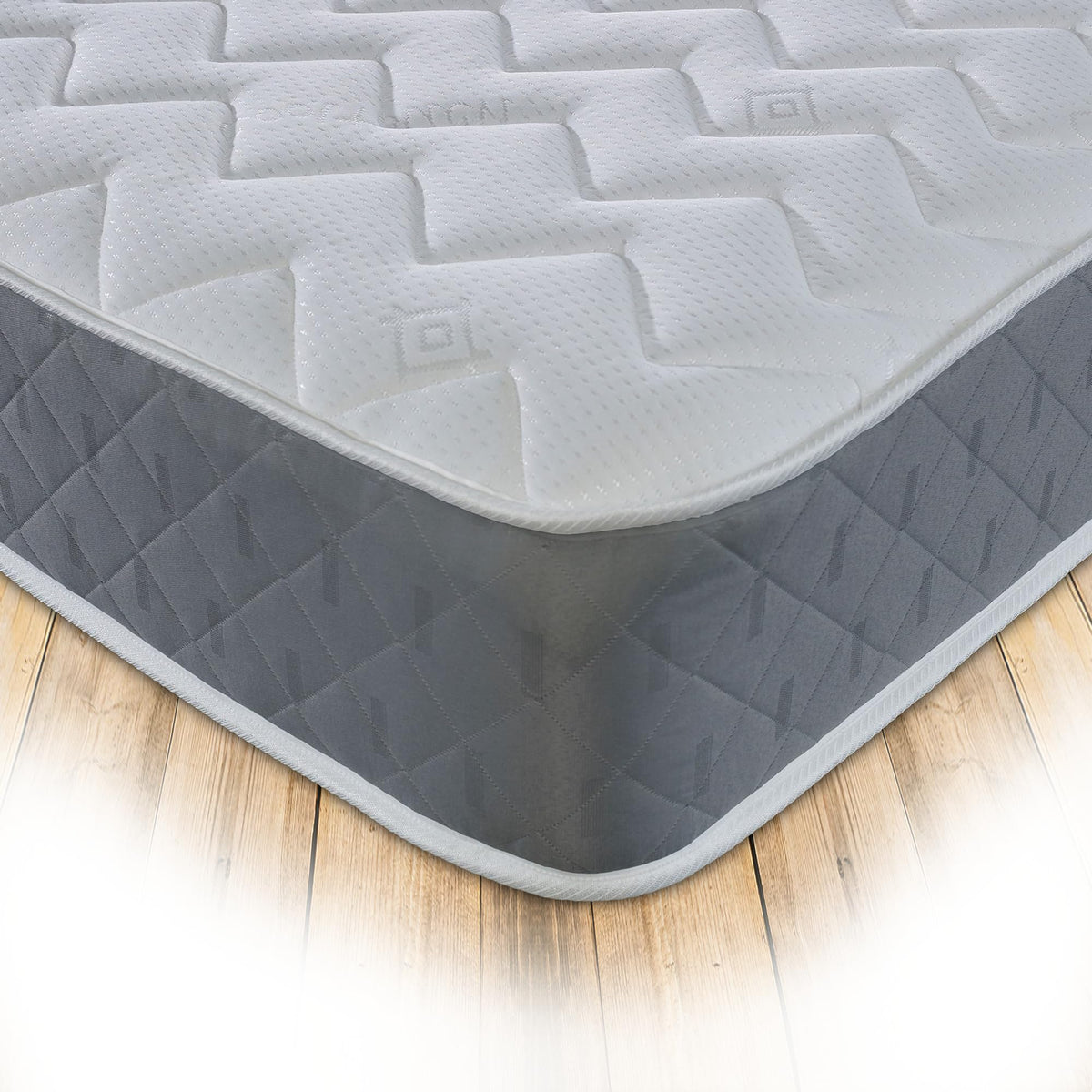 Starlight Beds Astral Grey Hybrid Small Single Mattress - 2ft6 x 6ft3 - image 1