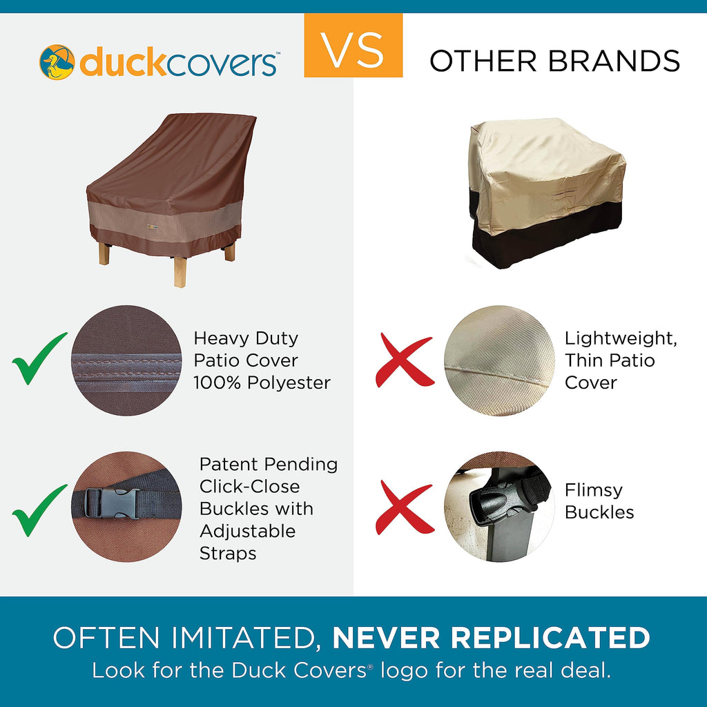 Duck Covers 101-Inch Ultimate Offset Patio Umbrella Cover – Mocha