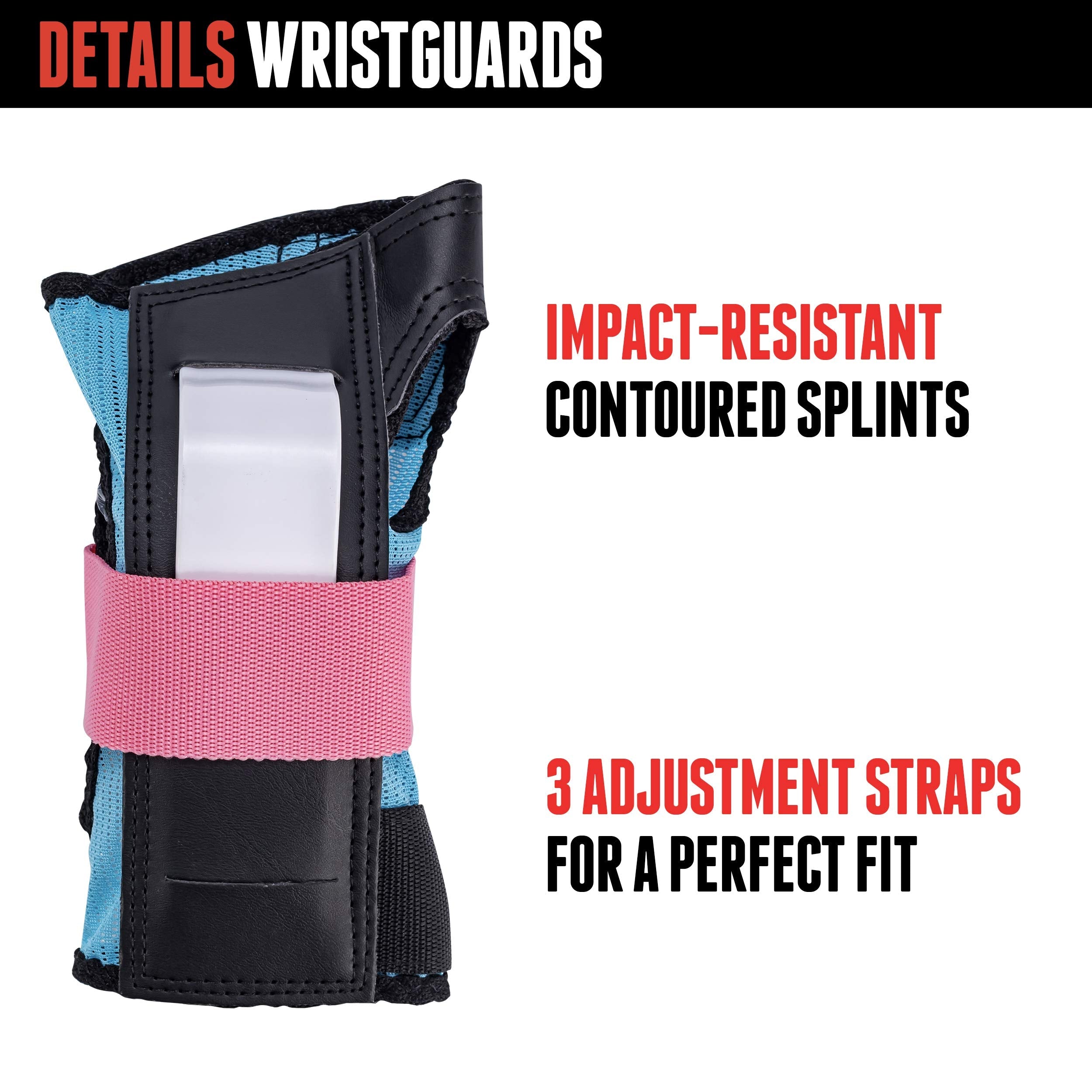 Triple 8 Saver Series 3-Pack Pad Set | Knee, Elbow & Wrist - Sunset