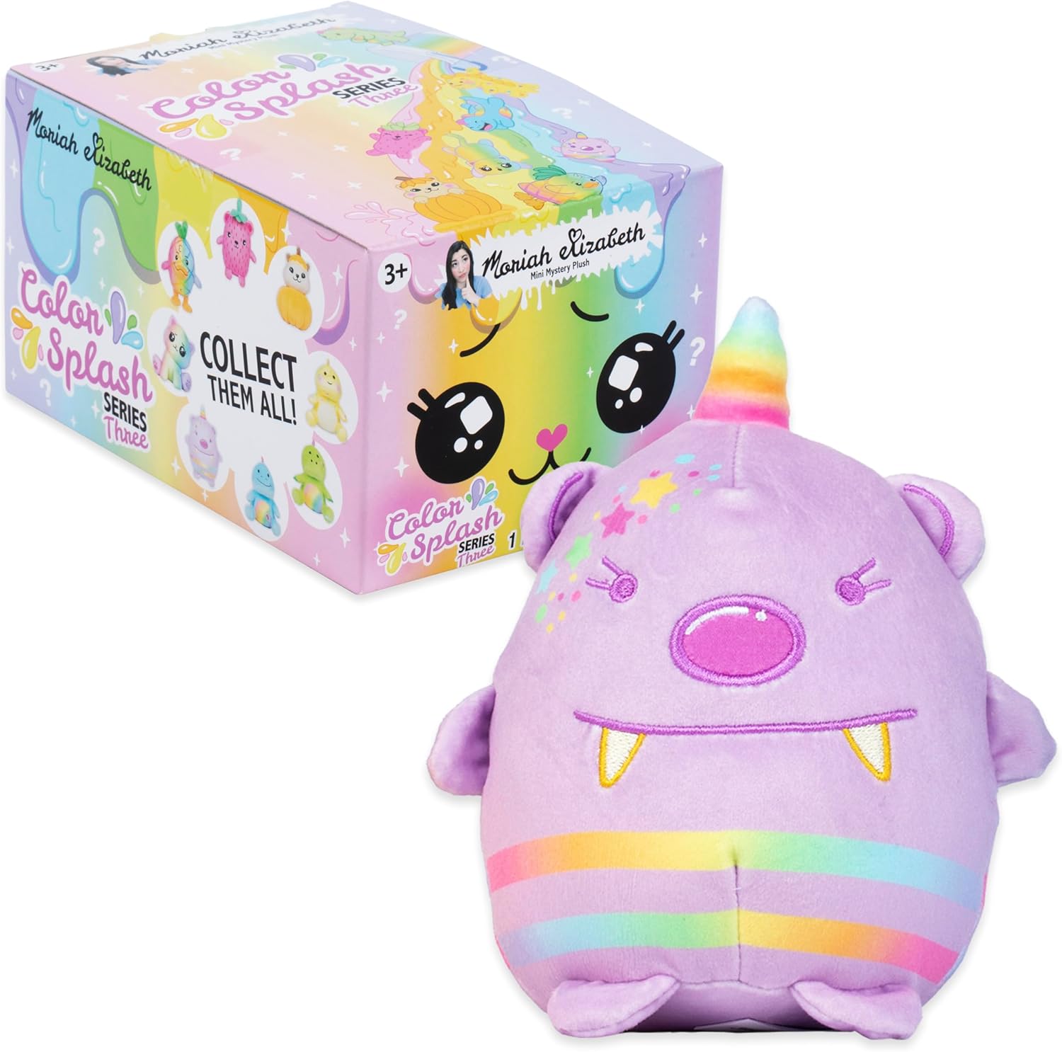 Moriah Elizabeth Series 3 Mystery Plush – 6” Colour Splash Toy