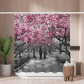 Pink Blossom Shower Curtain – Mold Resistant Polyester