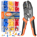 Preciva Ratchet Wire Crimping Tool Kit with 400pcs Insulated Terminals