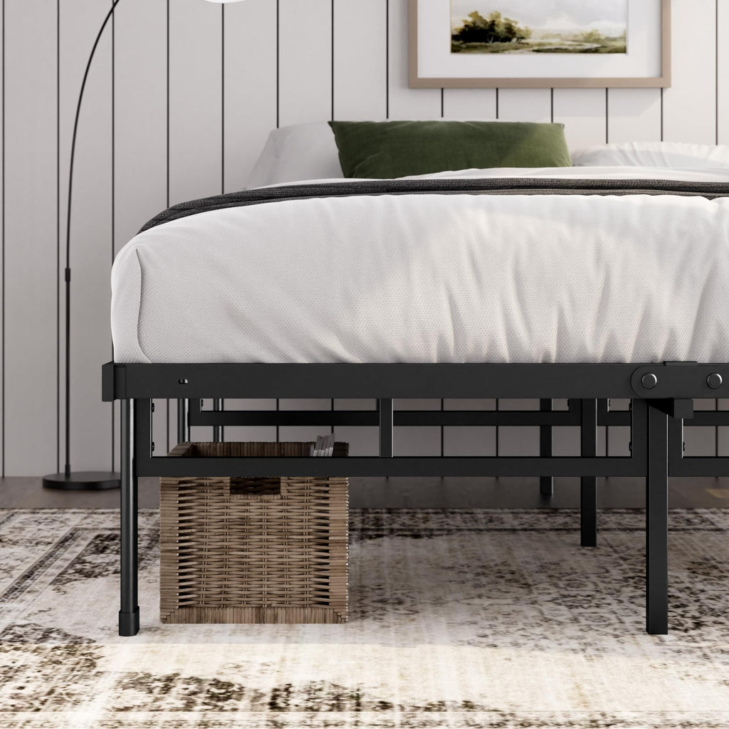 Zinus Justin Super King Metal Bed Frame | 180x200cm Steel Slat Support