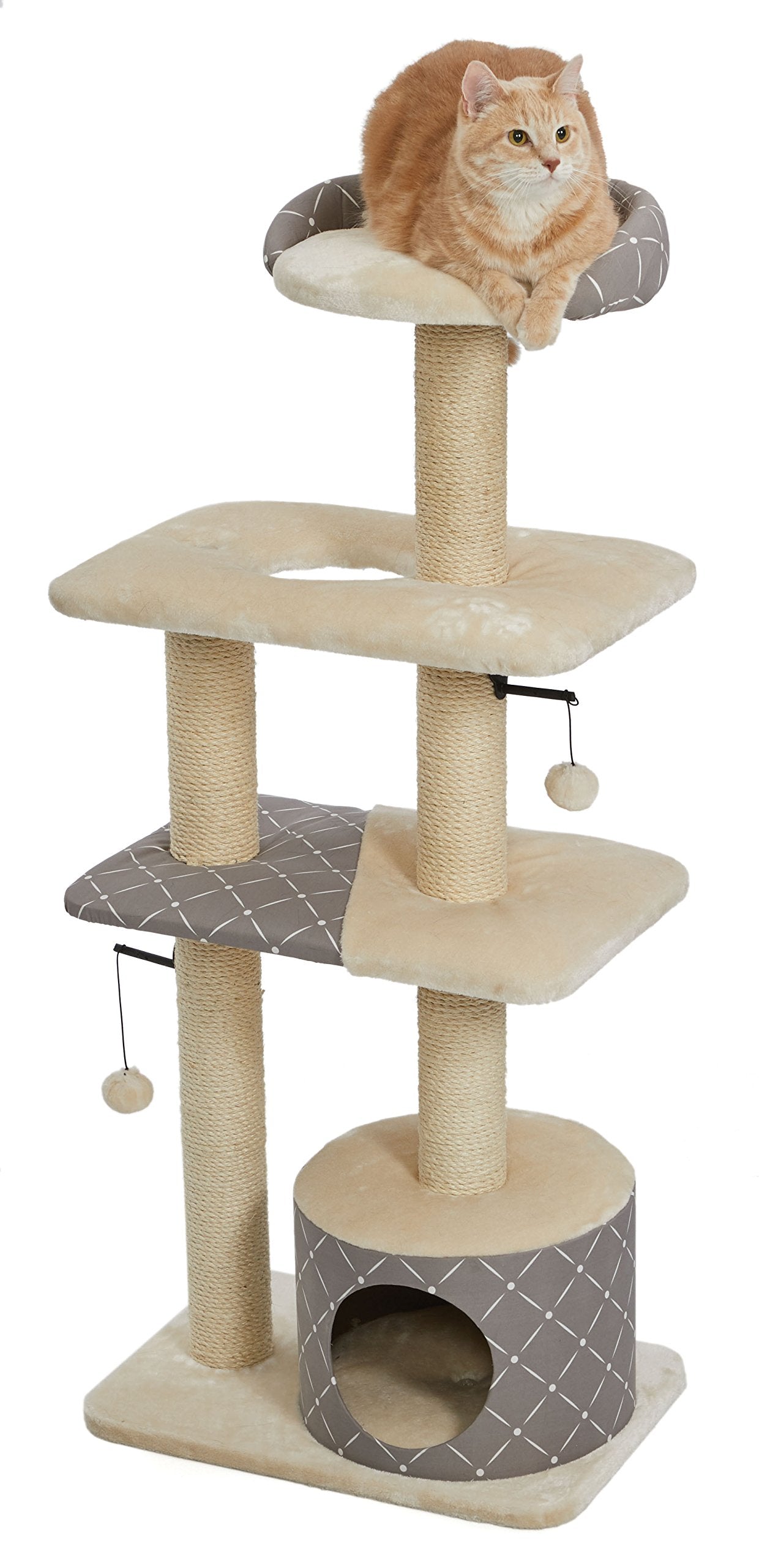 MidWest Homes 5-Tier Cat Tree Tower with Sisal Scratching Posts