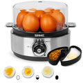 Duronic EB40 BK Electric Egg Boiler & Poacher - 7 Egg Capacity