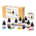 Liquidraw Watercolour Drawing Ink Set - 10 Assorted Colours | 35ml