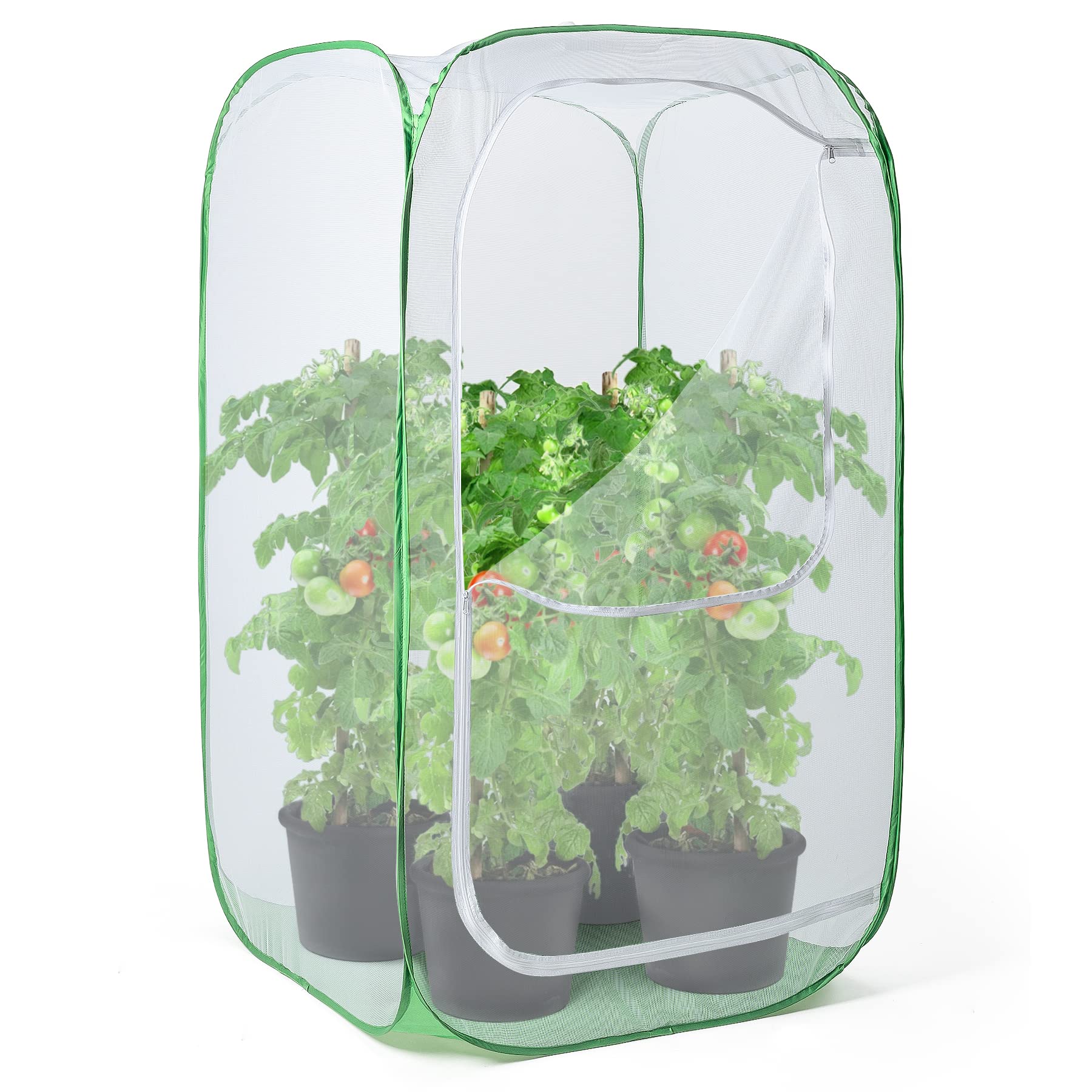 Pop-Up Plant Enclosure – 36" Mesh Garden Cage for Pest Protection