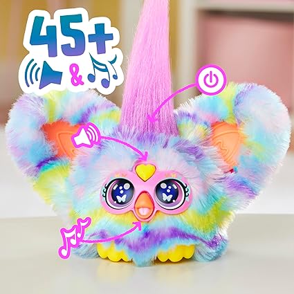 Snaps Swee-Dee Furby Furblets Mini Plush - Interactive Musical Keychain